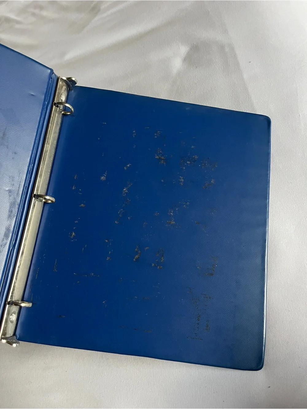 USPS Commemorative Stamp Club 3 Ring Binder Blue Vintage Postal Album 11.5x10